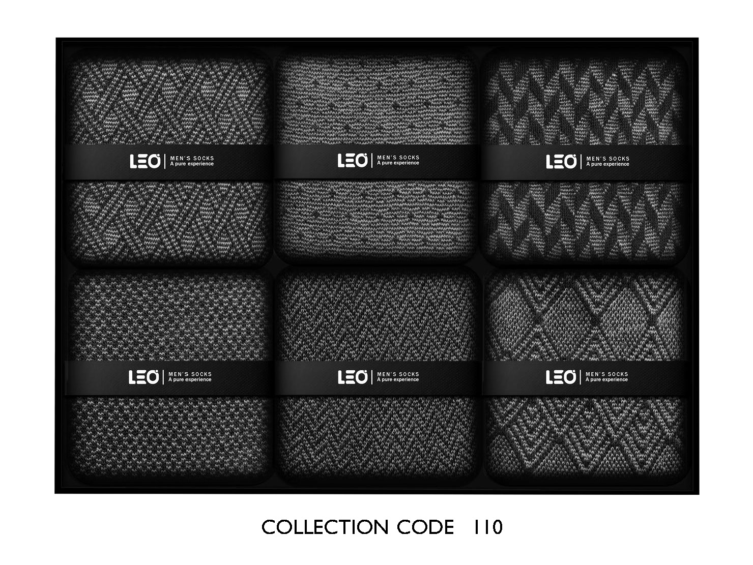 جوراب مردانه ساقدار کلاسیک لئو کد 110